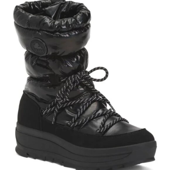 Pajar Taya Waterproof Mid-Calf Puffer Boots | Durable Grip Sole SIZE 6, 6.5 - Picture 2 of 9